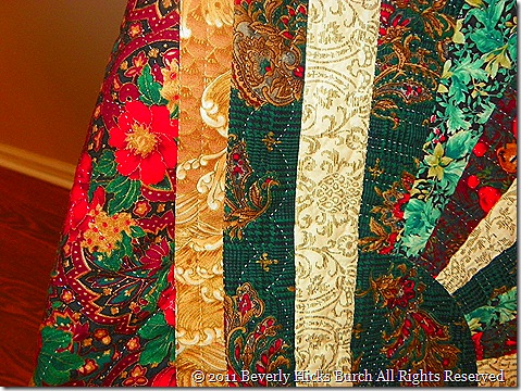 borders and quilting detail